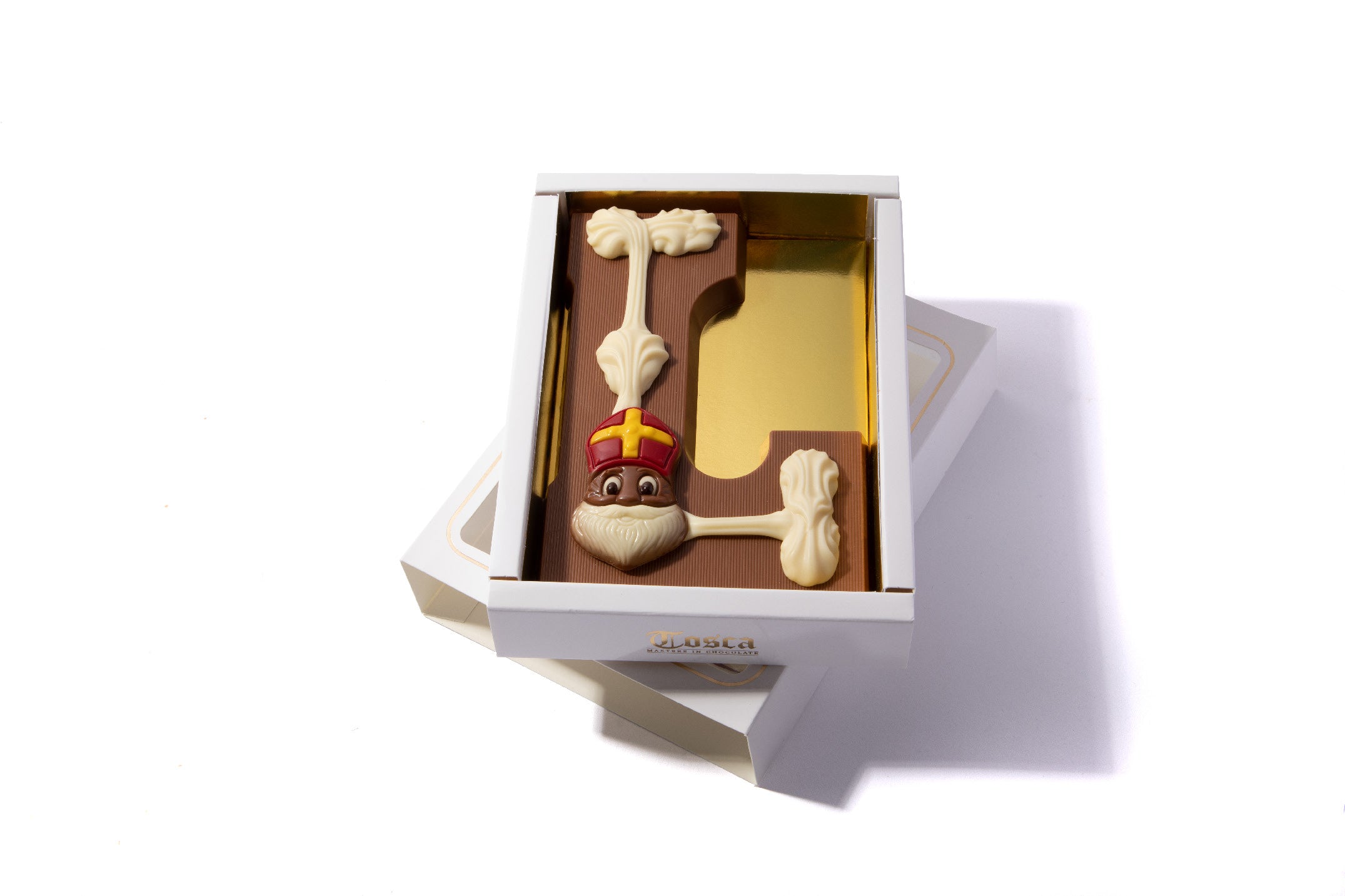 Gedecoreerde chocoladeletter L - Chocoladeletterkopen.nl