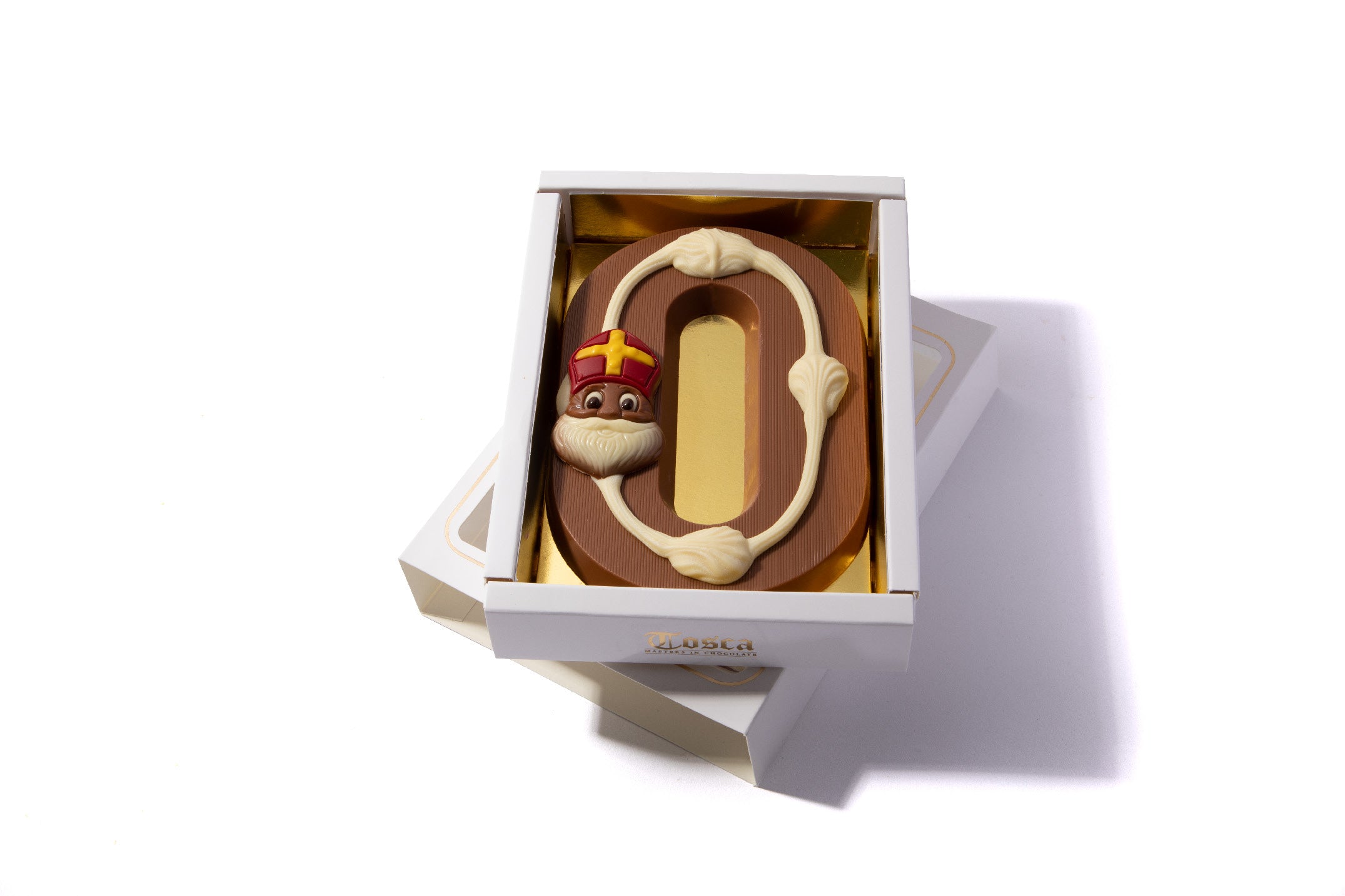Gedecoreerde chocoladeletter O - Chocoladeletterkopen.nl